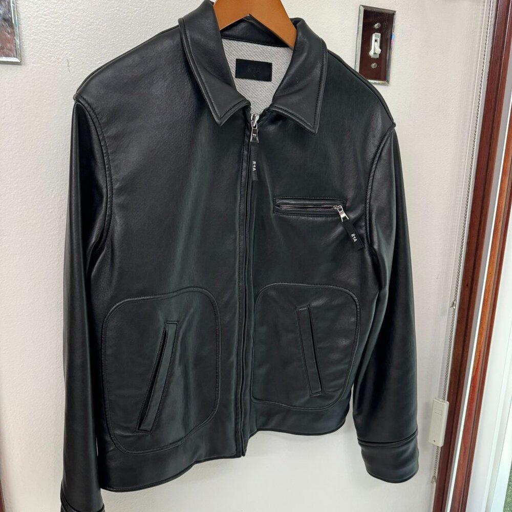 RTA Pleather Black Moto Jacket ***SAMPLE***